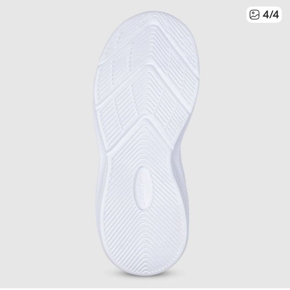 NWT S Sport by Skechers Kids' Cora Glitter Sneakers Black Size 1 - Picture 5 of 9